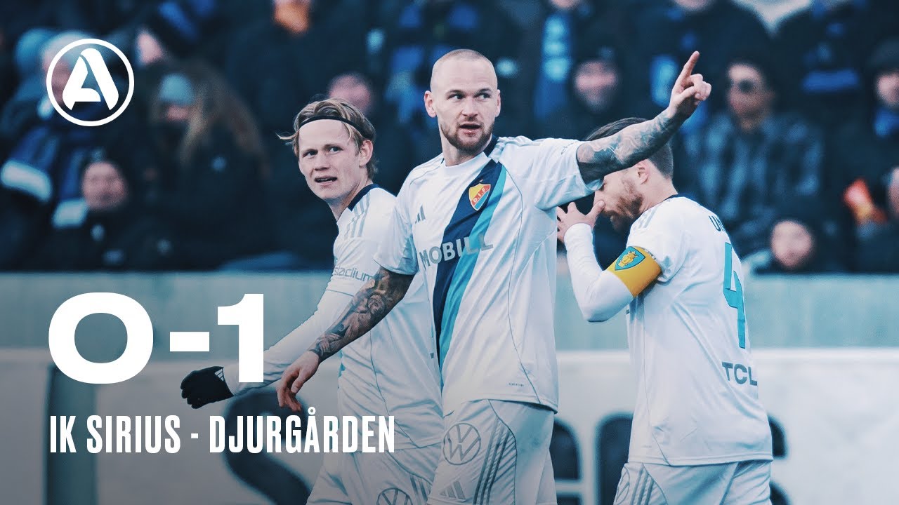 Matchsvep | IK Sirius - Djurgården 0-1 | Allsvenskan 2025