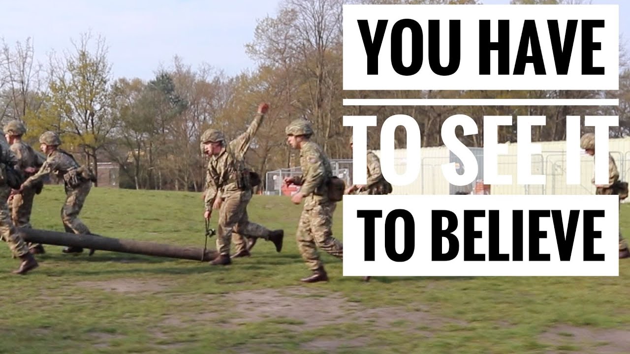 British Army || Pirbright Training Centre || Log Race