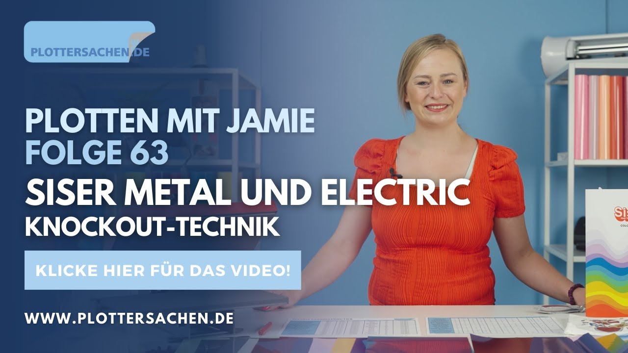 Plotten mit Jamie - Folge 63 - Siser Metal und Electric HTV!