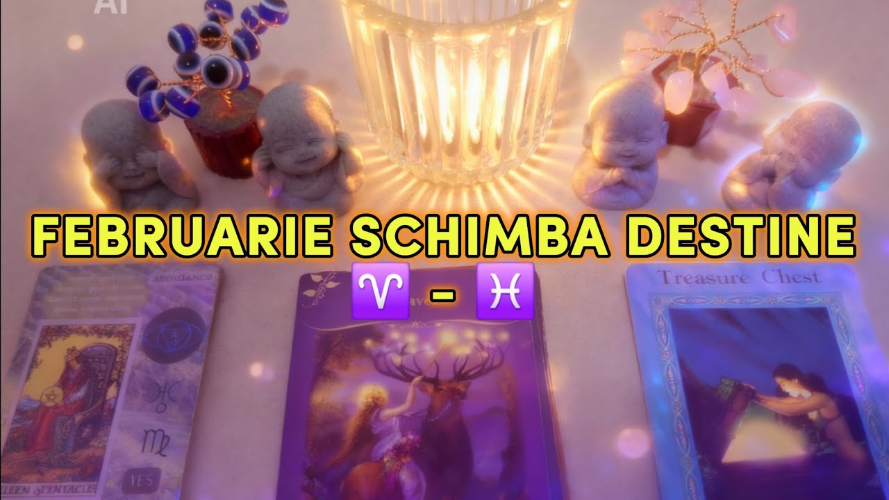 TAROT HOROSCOP FEBRUARIE ⚜️ ce urmeaza si ce se schimba pentru fiecare zodie ♈️ - ♓️