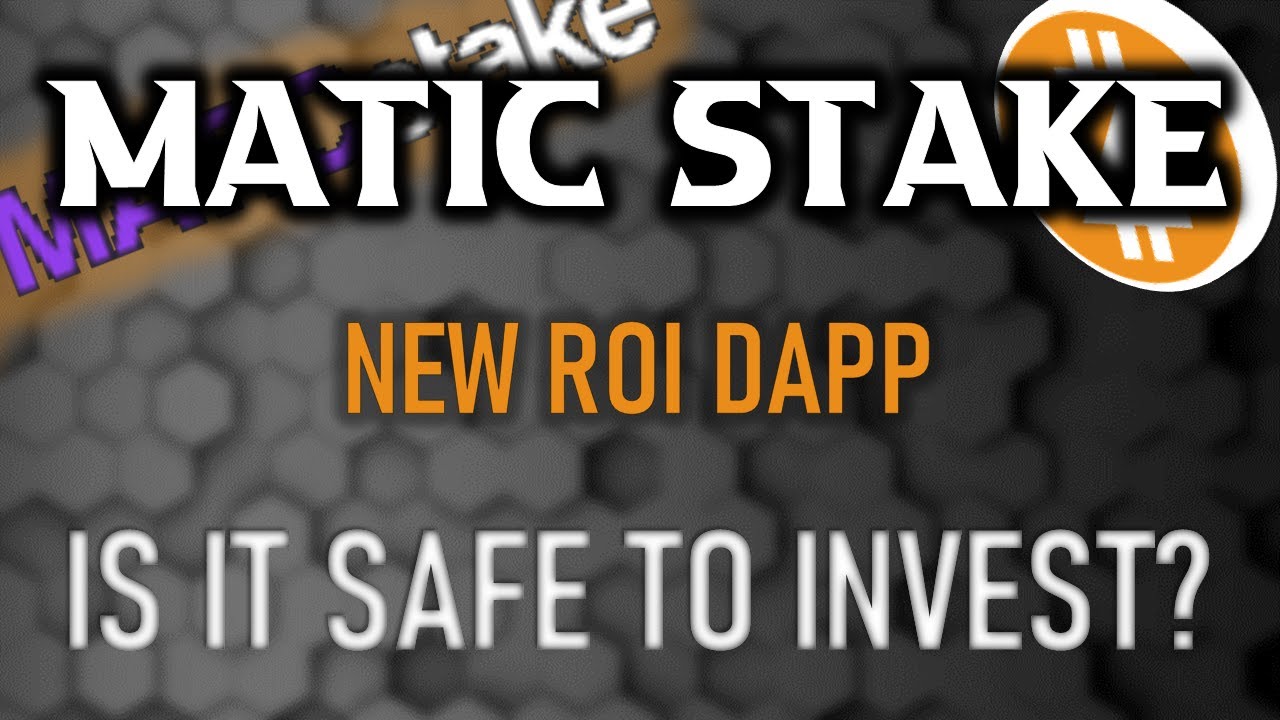 MATIC STAKE | NEW ROI DAPP | HOW LONG WILL IT LAST?