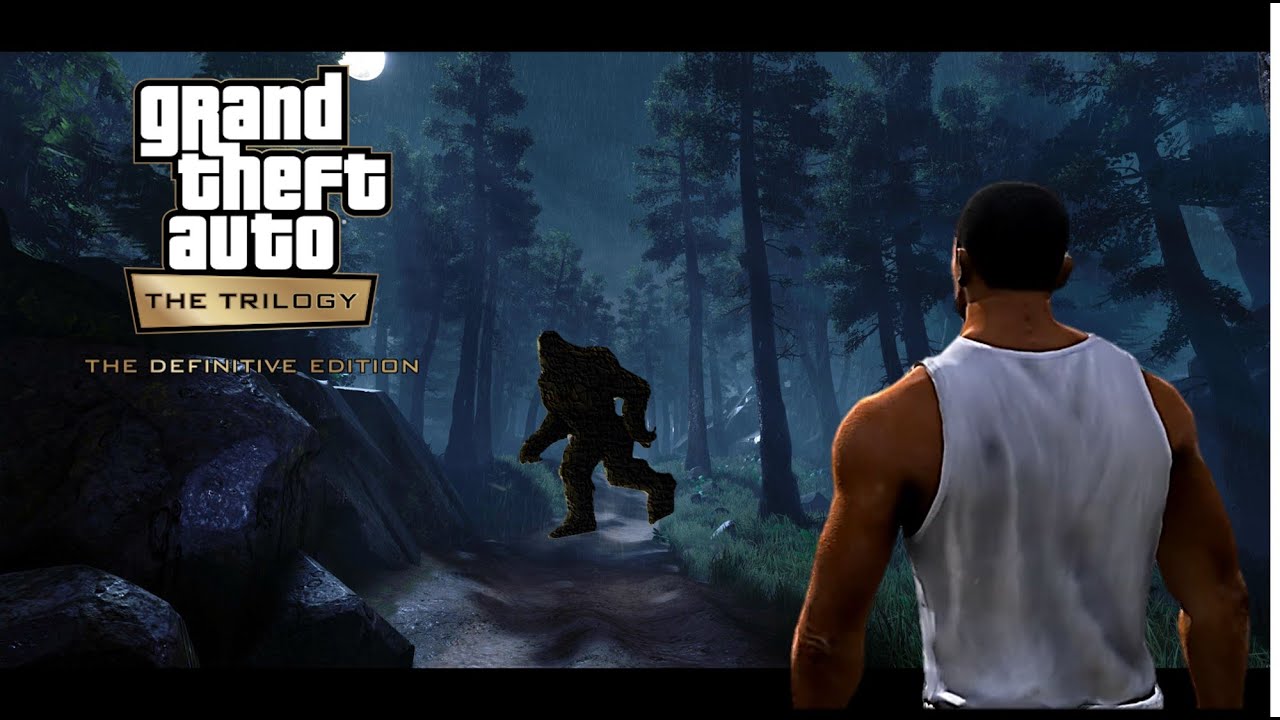 CAZANDO AL PIE GRANDE¡ GTA SAN ANDREAS DEFINITIVE EDITION.