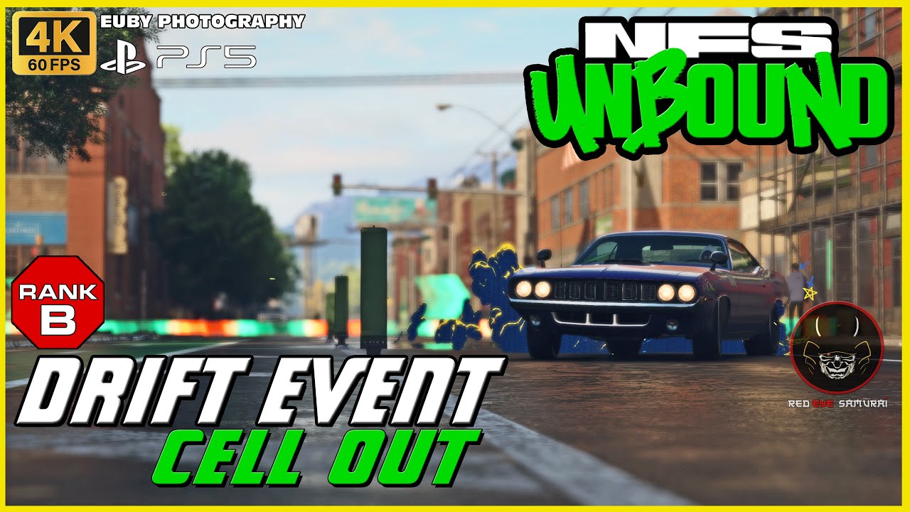 NFS Unbound - Drift Event - Cell Out | Dodge Charger | Rank B (Gameplay - 4K | 60FPS)
