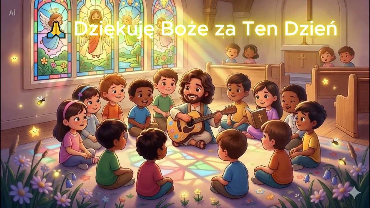 🙏 Dziękuję Boże za Ten Dzień – Chrześcijańska Piosenka dla Dzieci