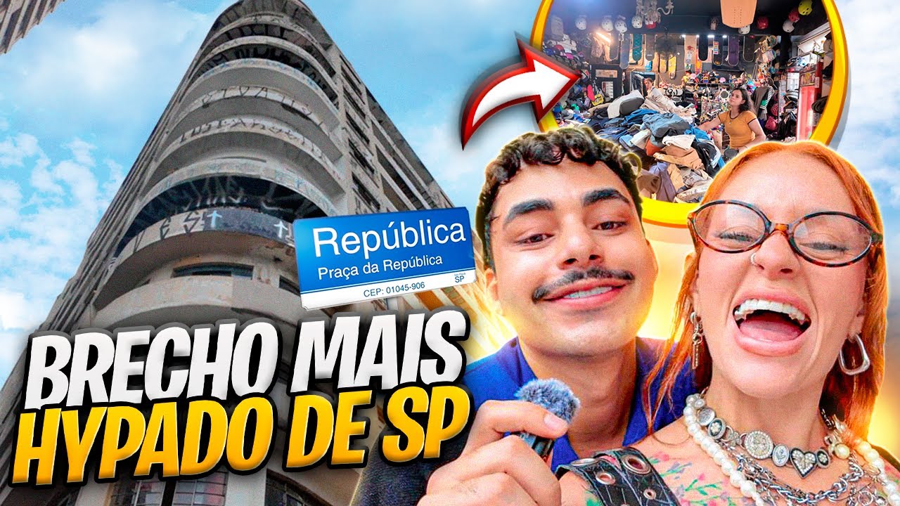 Um dia no MAIOR BRECHÓ de São Paulo (vocês precisam ver isso)
