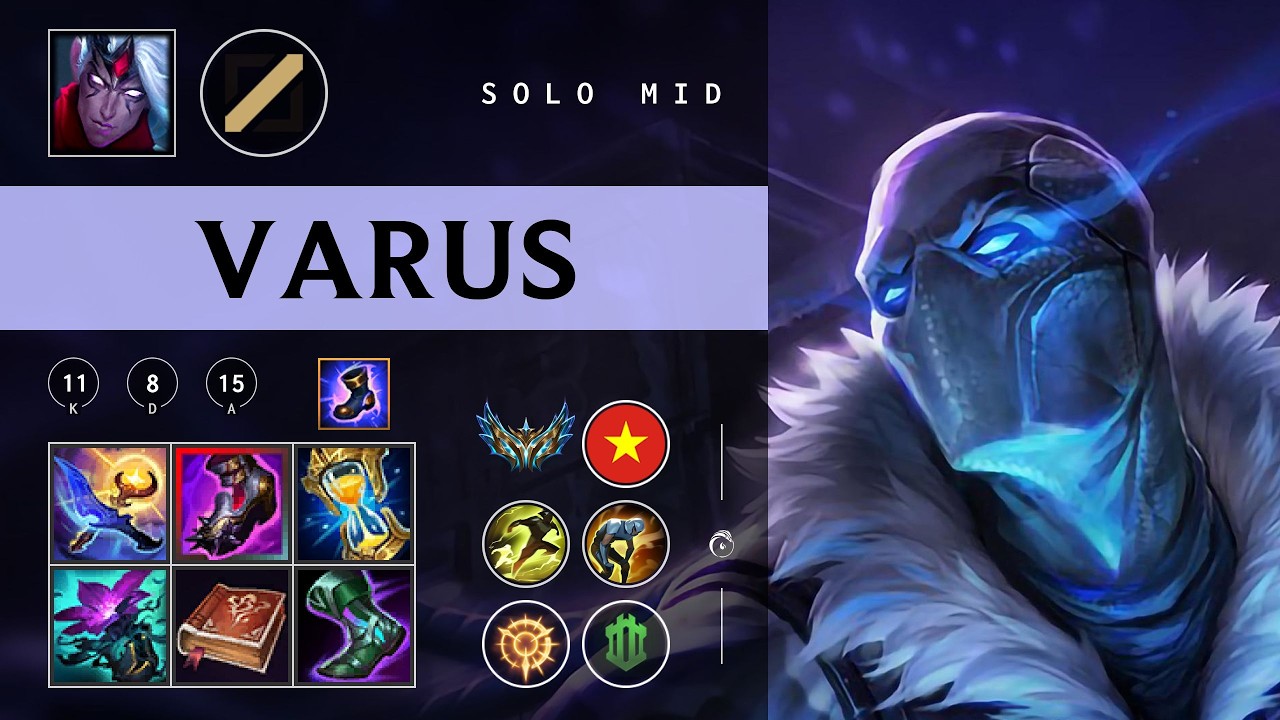 Varus Mid vs Akali - VN Challenger Patch 26.05