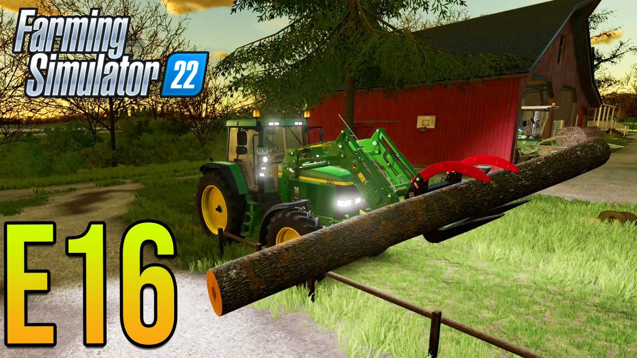 FARMING SIMULATOR 22 - TAGLIARE ALBERI E INIZIARE LA SILVICOLTURA! FS22 E16 Gameplay ITA