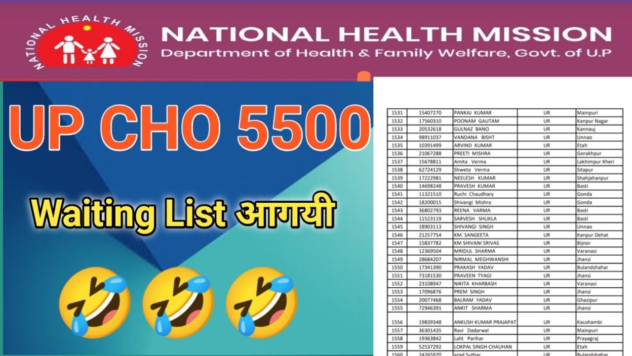 UP cho 5500 waiting List को लेकर 3 important reason || UP cho 5500 waiting list आयेगी या नही