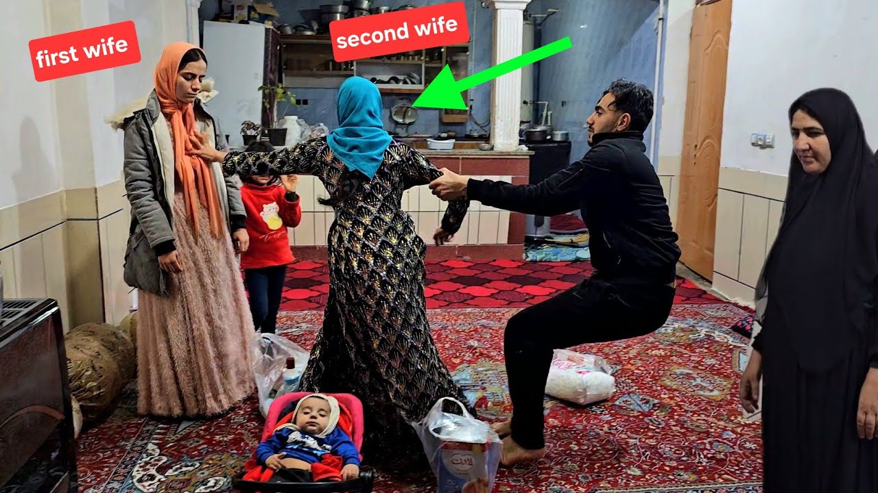 The husband attempt to remarry Zahra and the second wife opposition, nomadic life and building a hut