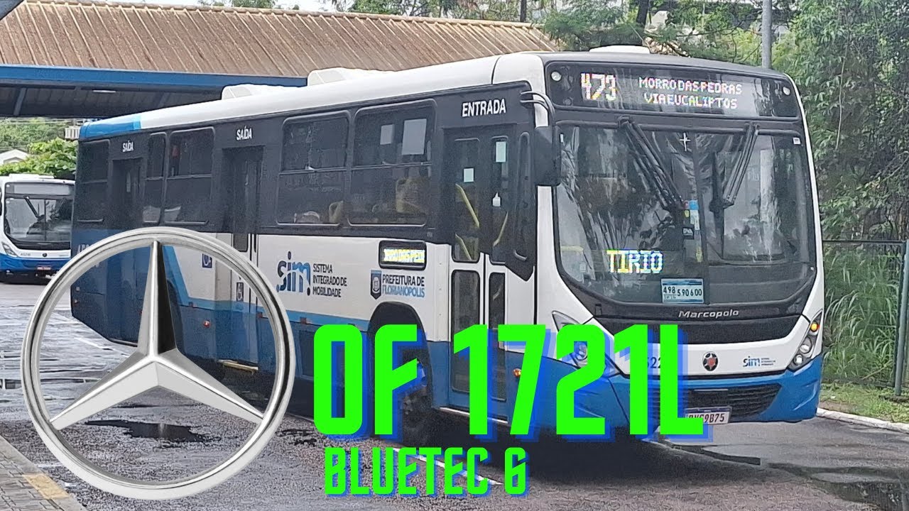 [ Engine Sound ] Mercedes-Benz OF 1721L BlueTec 6 - Marcopolo Torino S