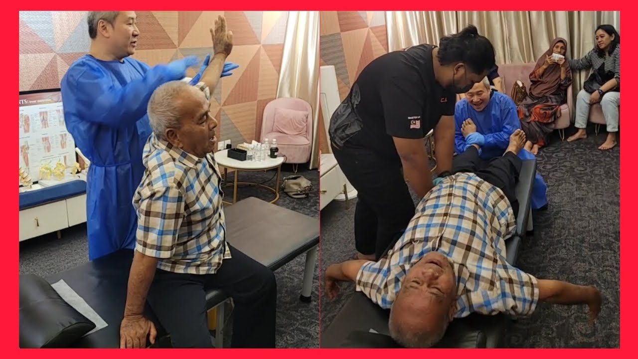 Chris Leong Treatment Neck, Frozen Shoulder and Lower Back Problems😱