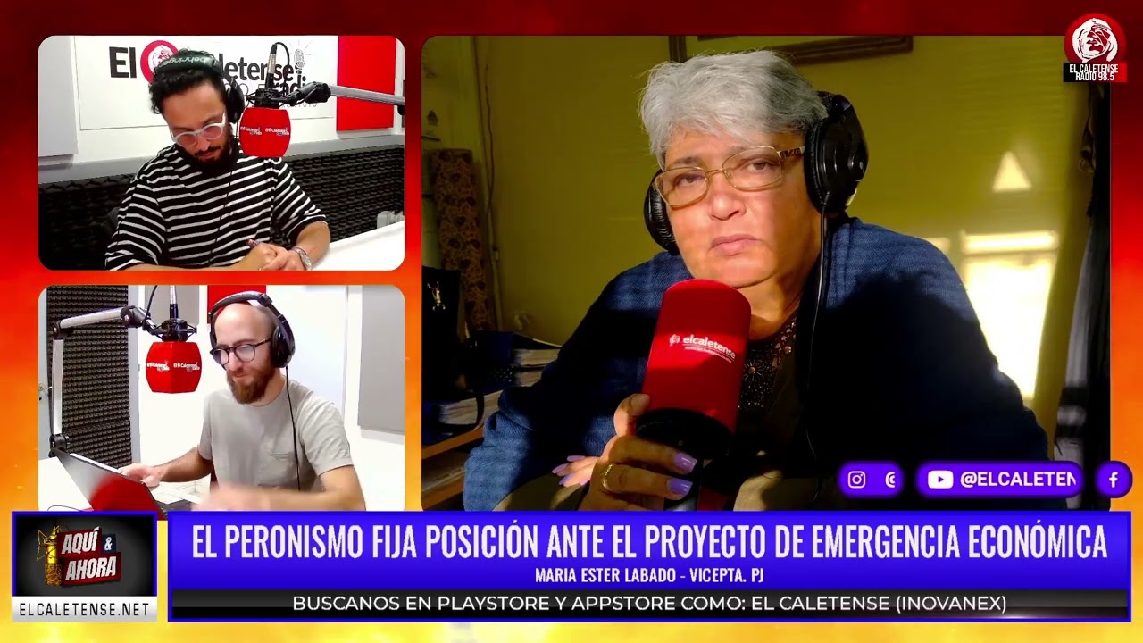 AQUÍ Y AHORA - EL PERONISMO FIJA POSICIÓN ANTE EL PROYECTO DE EMERGENCIA ECONÓMICA