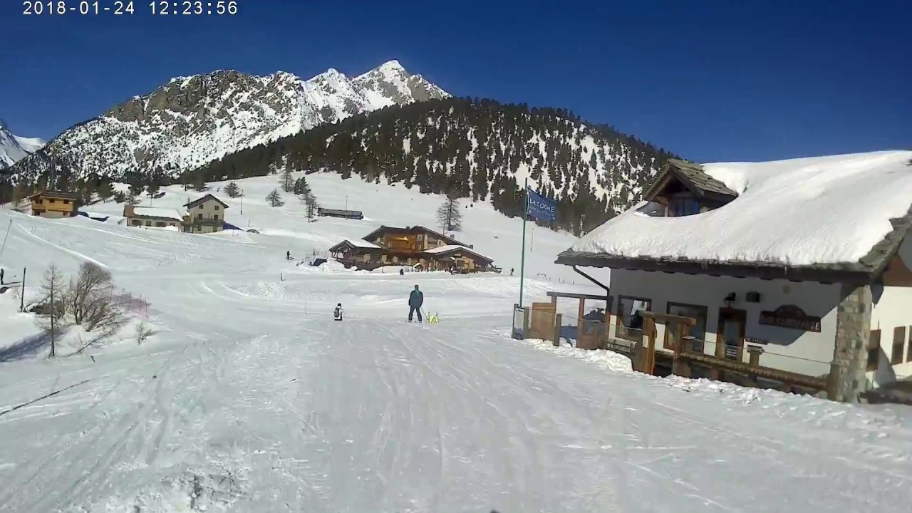 Claviere - discesa da Colle Bercia, piste 97 e 100