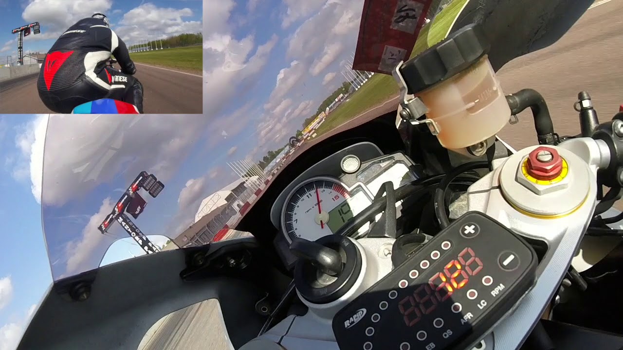 BMW S1000RR around Mantorp Park 190511