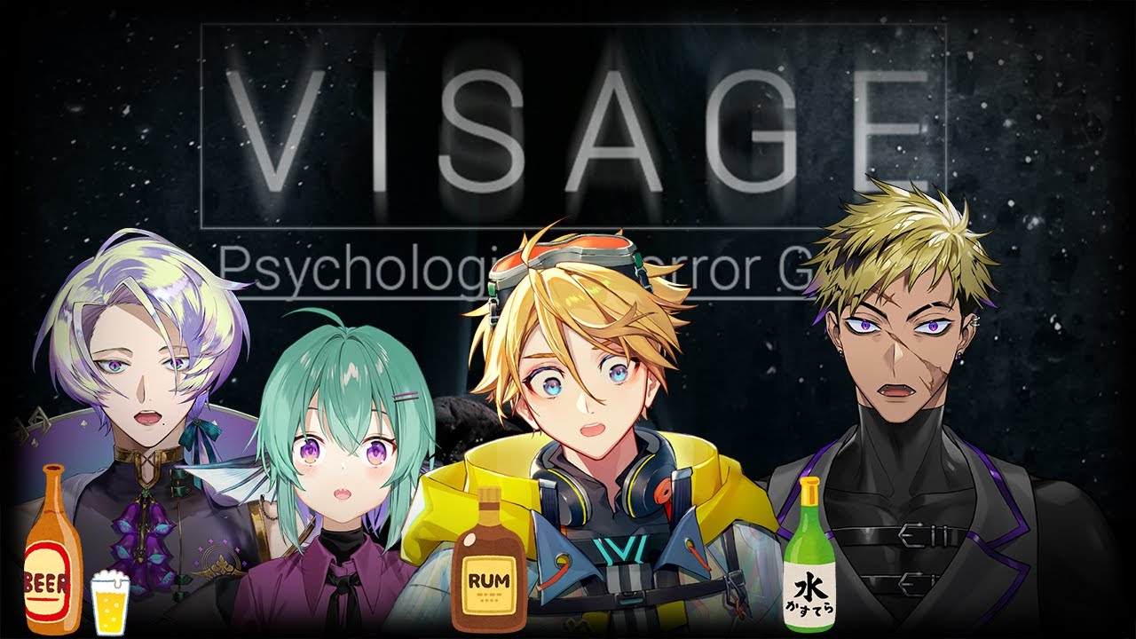 【DRUNK VISAGE】I AM TERRIFIED OF THIS GAME NOW I'M DRINKING??? 【NIJISANJI EN | Yu Q. Wilson】