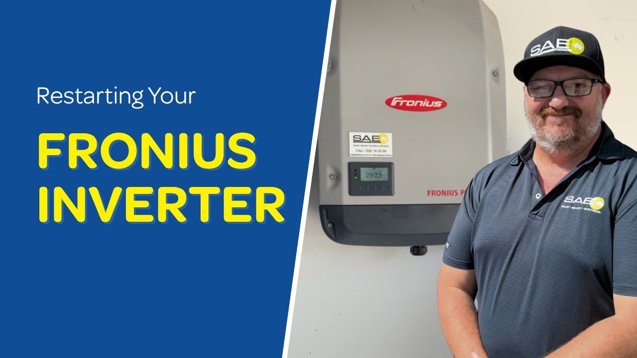 How to Restart Your Fronius Primo or Symo Inverter | Step-by-Step Guide (SAE Group)
