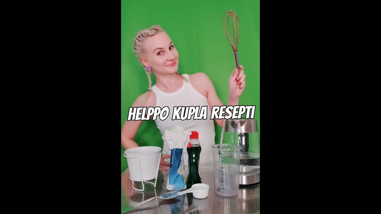 Helppo saippuakuplaresepti