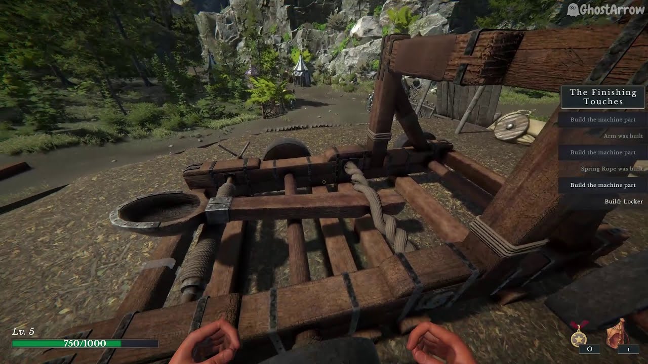 Medieval Machines Builder Gameplay | Border Post Quest Walkthrough | No Commentary