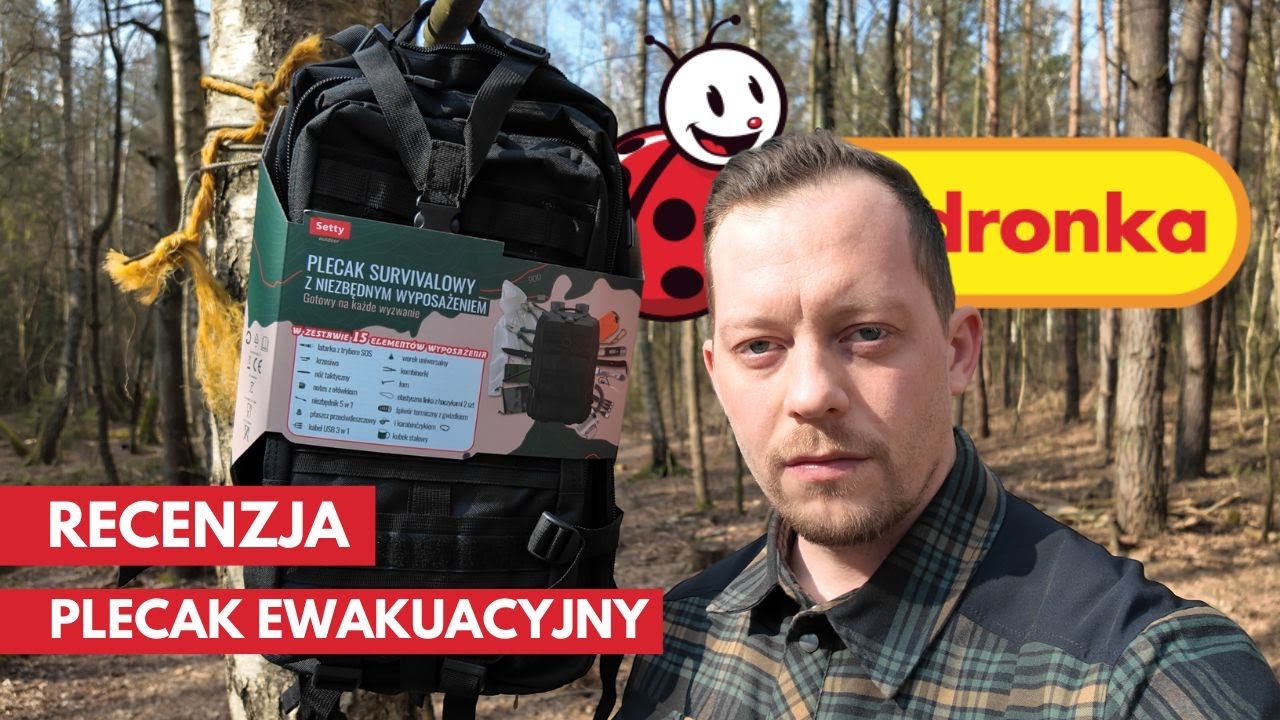 PLECAK EWAKUACYJNY Z BIEDRONKI