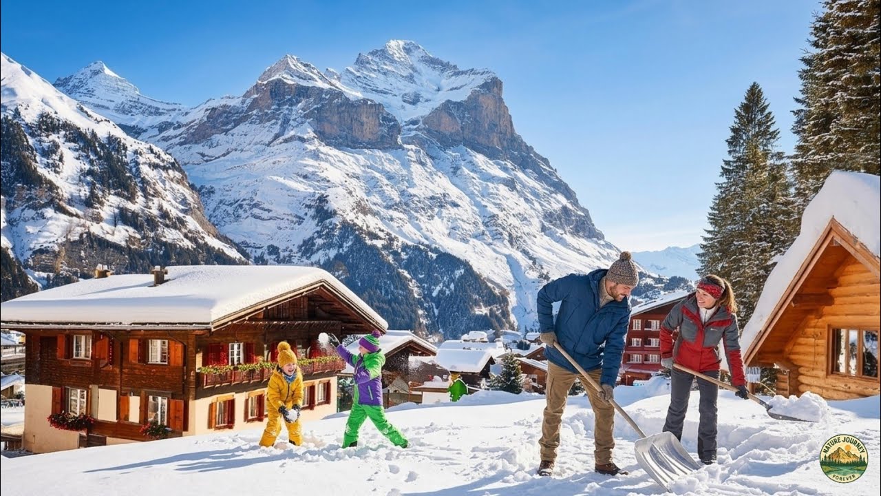 Murren Switzerland 🇨🇭The Most Beautiful Swiss Village In Winter