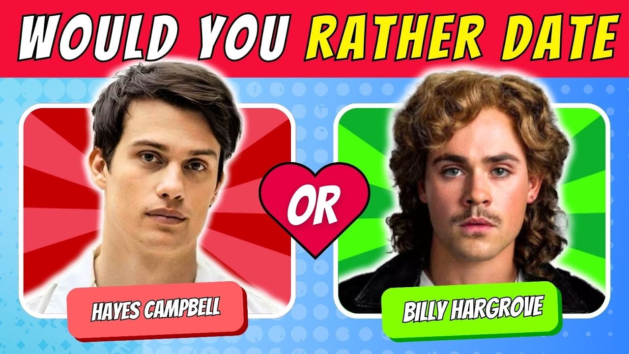 WHO WOULD YOU RATHER DATE? - MALE TV CHARACTERS (2025) | QUIZ WAVEZ