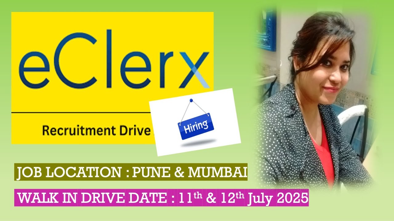 🚶Walk in Drive at Eclerx - Opening for Mumbai & Pune location-Apply now #interview #eclerx #finance