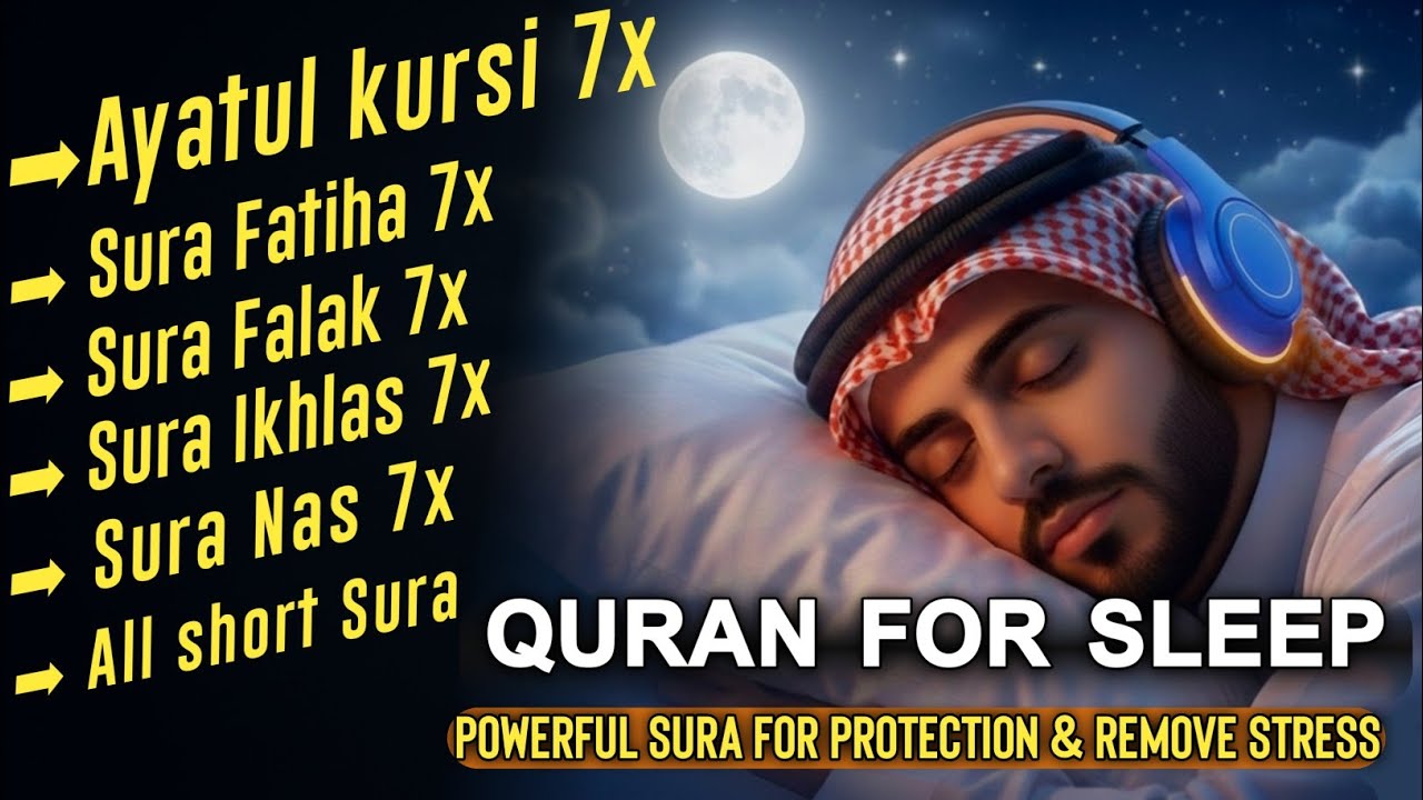Listen Daily: Ayatul Kursi 7 Times & 4 Quls 7 Times| Protection from Evil Eye & Shaitan by ALAA AQEL