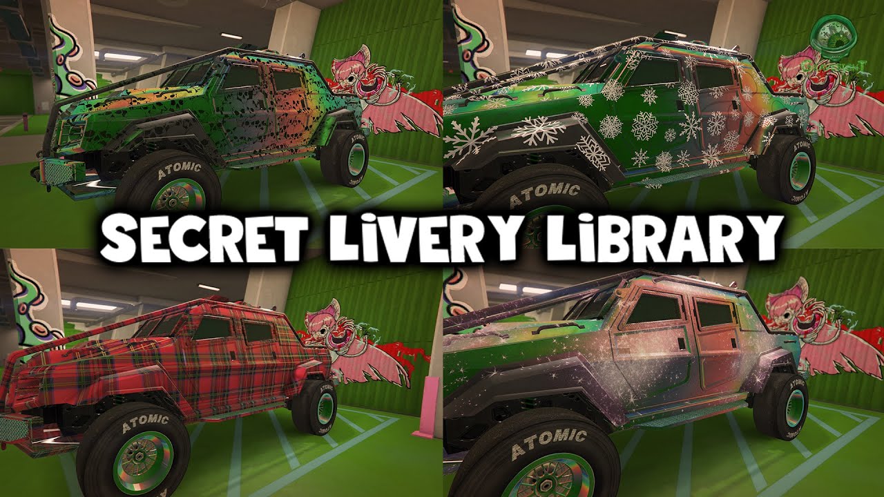 Secret Livery Library – Set 1 Vehicles | GTA Online Help Guide