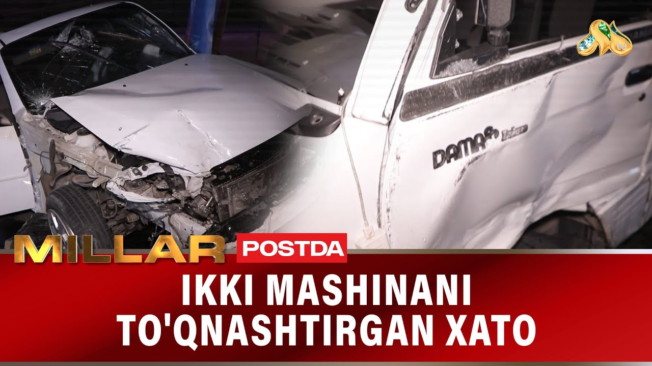 Ikki mashinani to'qnashirgan xato 