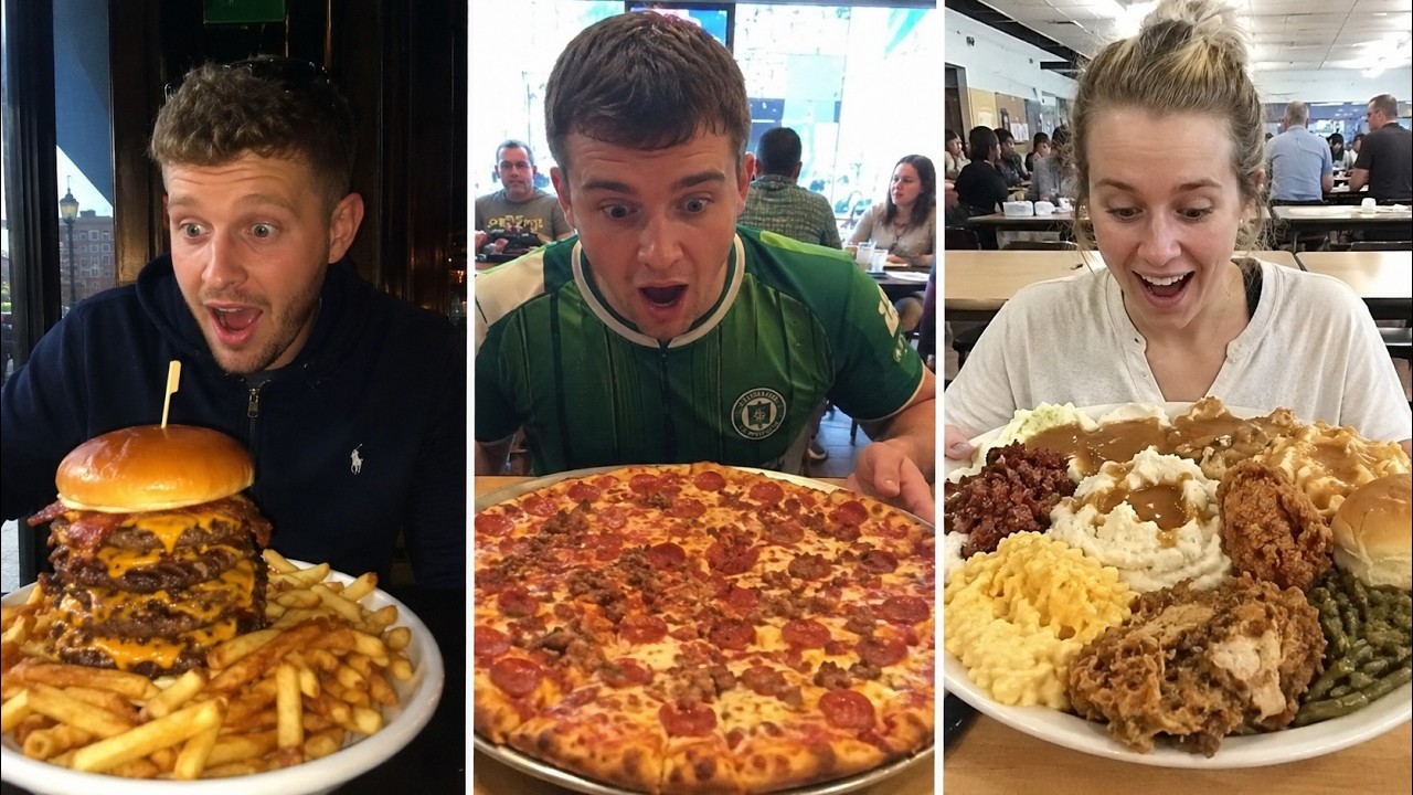 Europeans React to American Portion Sizes | FIFA 2026