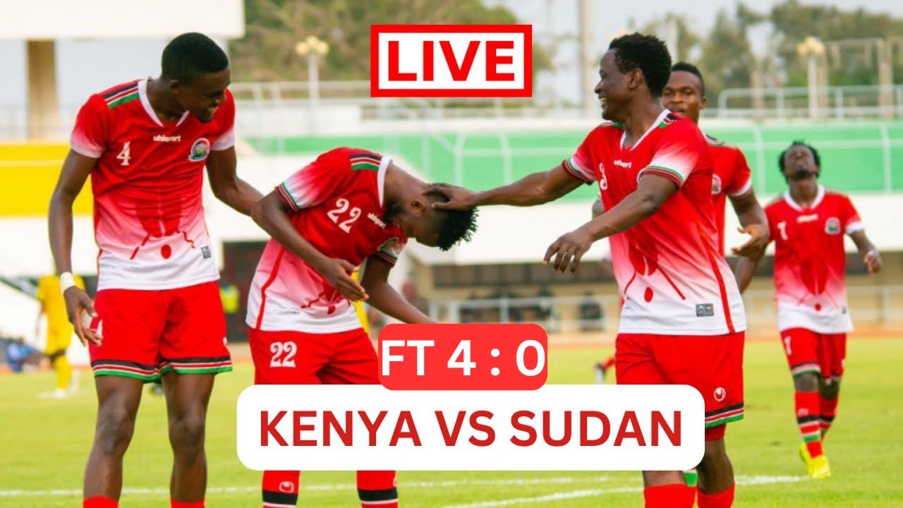 LIVE: LIVE: CECAFA U20, KENYA VS SUDAN!! HARAMBE STARS VS SUDAN MATCH