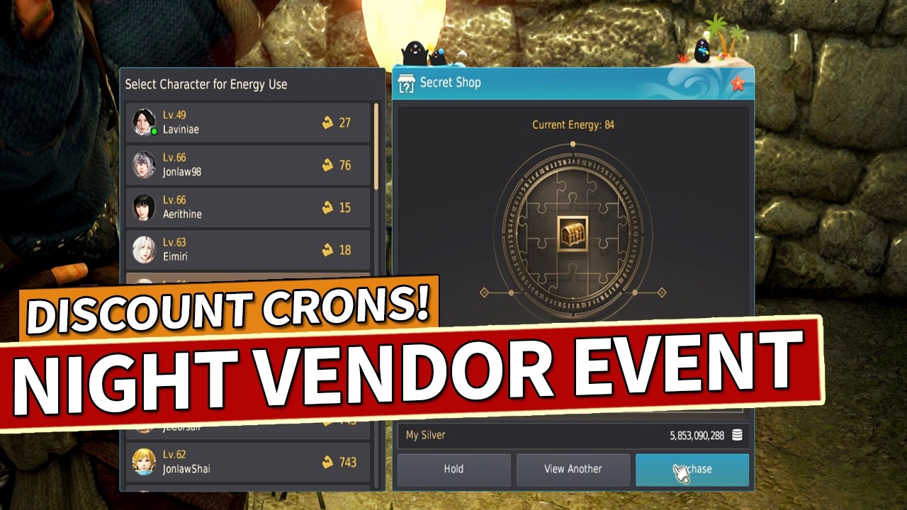 Night Vendor Event Is Back and Actually Good? Part 1 | Black Desert