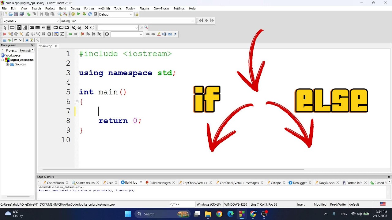 C++: Grananje if - else