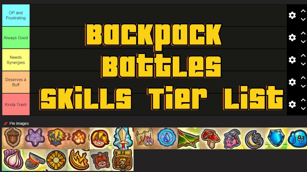 Skills Tier List [Backpack Battles]