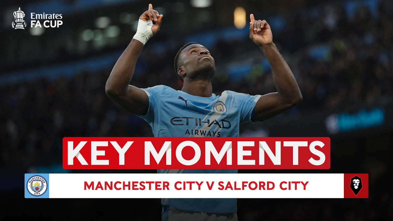 Manchester City v Salford City | Key Moments | Fourth Round | Emirates FA Cup 2025-26