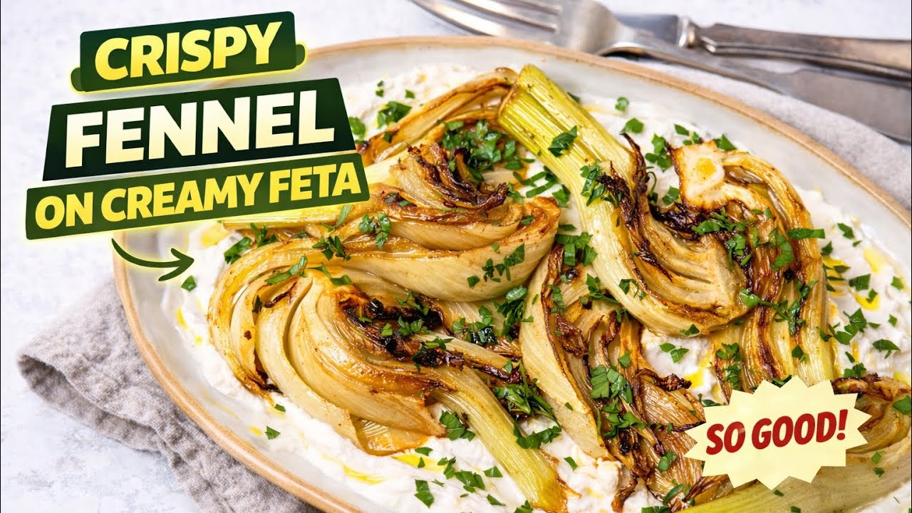 Crispy fennel. Creamy feta.