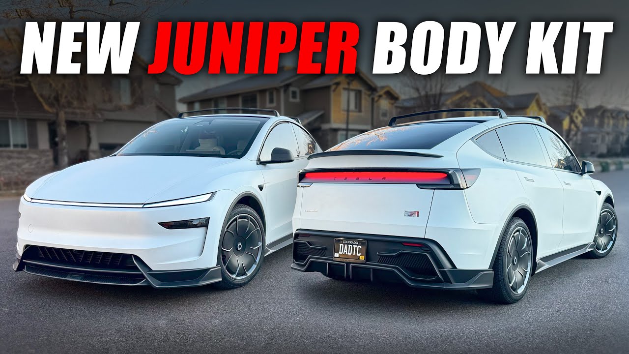 Новый обвес Juniper Full Performance для Tesla Model Y! #tesla