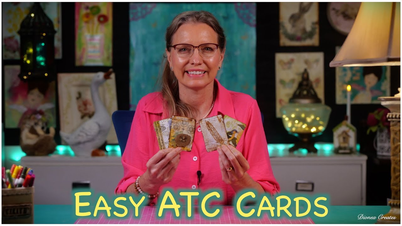 Easy ATC Cards with IOD Pastiche