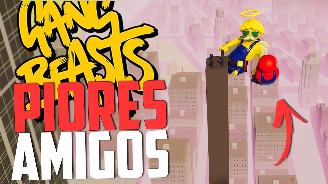 PIORES AMIGOS DO MUNDO! - Gang Beasts Momentos Engraçados!