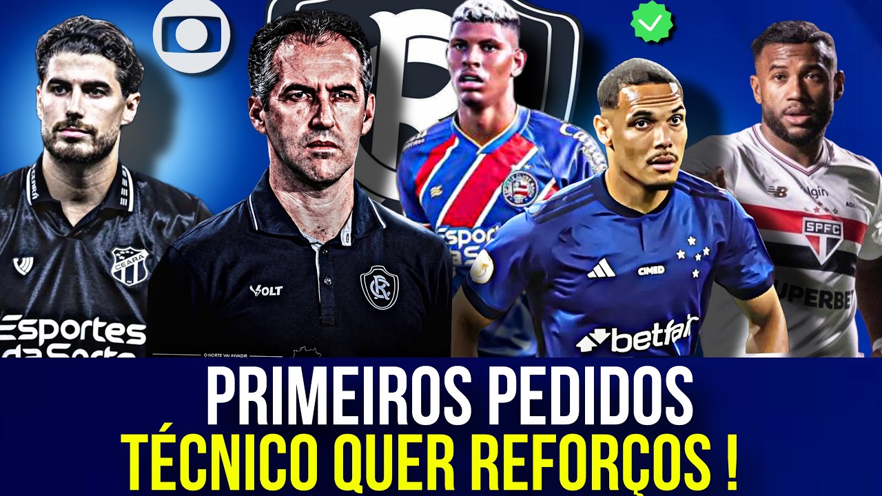 🔵✅LISTA PRIMEIROS REFORÇOS LÉO CONDE NO REMO PARA 2026! QUEM PODE CHEGAR?