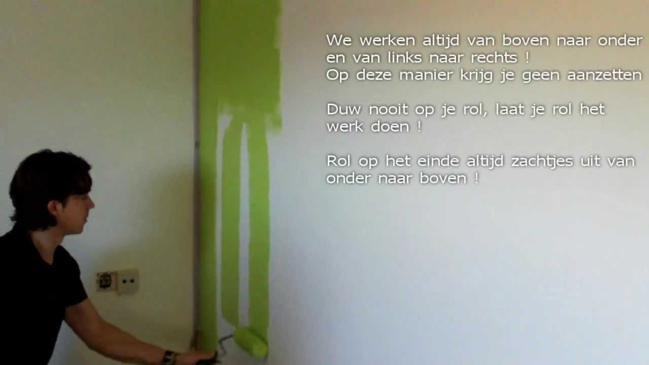 Hoe geef je je muur een nieuw laagje verf ?