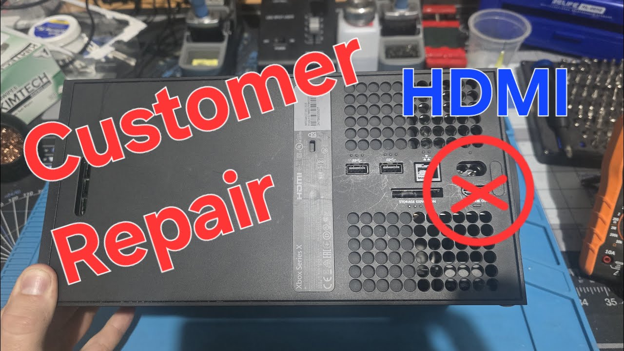 Broken HDMI port on Xbox Series X console! How does this keep happening?
