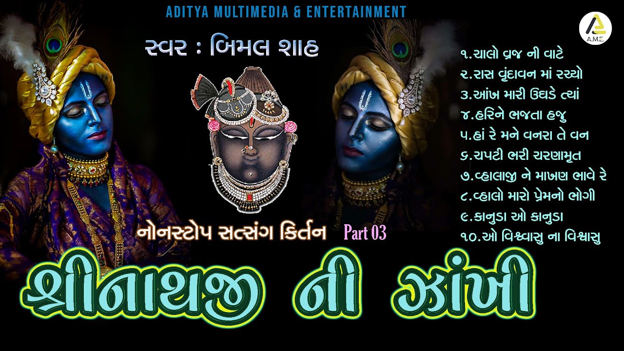 Shreenathji Ni Zankhi-Part 03 | શ્રીનાથજી ની ઝાંખી નોનસ્ટૉપ | Non Stop Satsang Kirtan | Bimal Shah