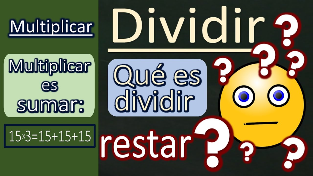 Qué es DIVIDIR. Explicación