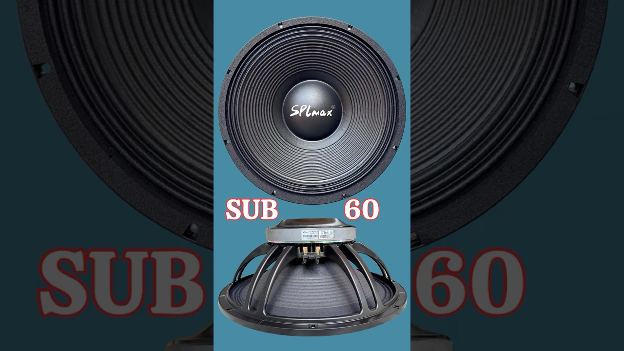 Loa Sub 60 SPLmax 1800 Watts Bass 21 in