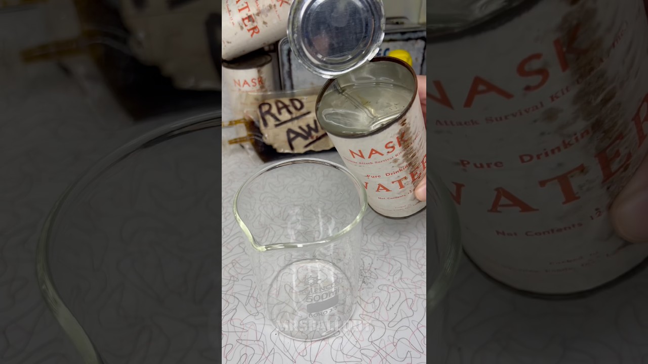 Opening & Testing 70 Year Old Nuclear Attack Survival Water!