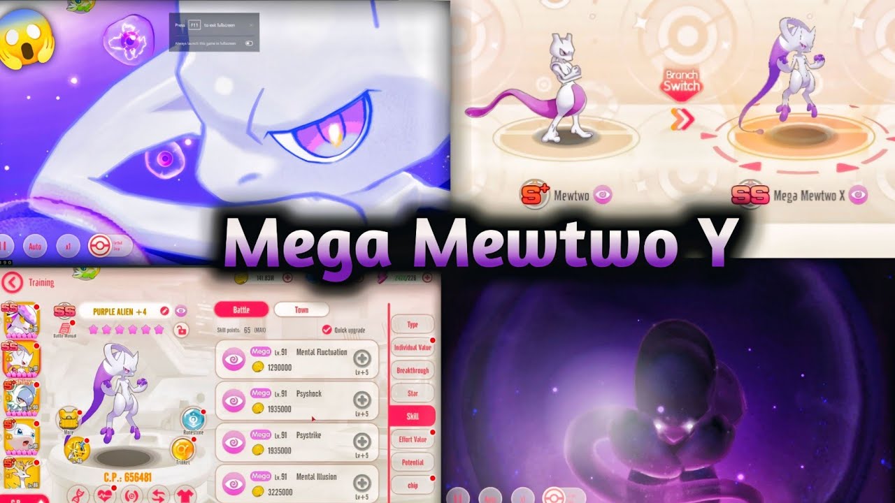 MEGA MEWTWO Y IS HERE💜|| megamon global gameplay