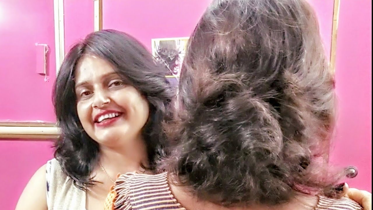 बहुत ही हल्के और पतले बालों में स्टेप कटिंग करे!!Multi Hair cut in very thin and light hair