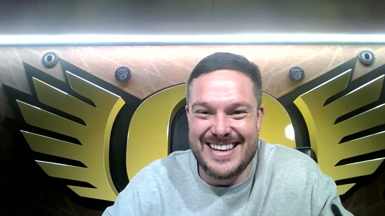 Head football coach Dan Lanning talks first days on the job full time at Oregon