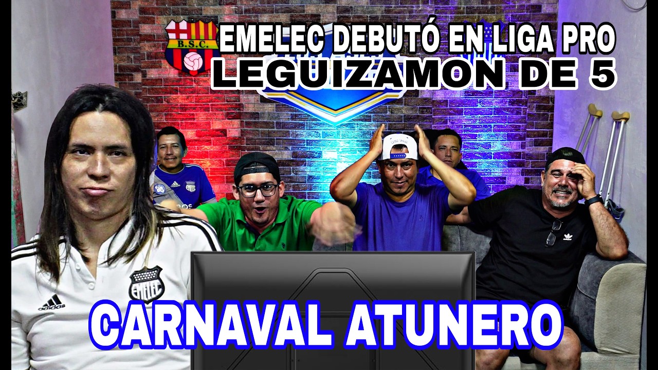 Emelec vs Delfín (1-1) Liga Pro 2026 - Reacción de Amigos